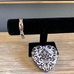 Brighton Silver and Black Bracelet